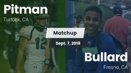 Matchup: Pitman  vs. Bullard  2018