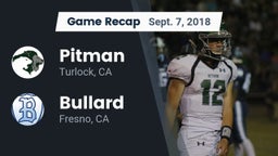 Recap: Pitman  vs. Bullard  2018