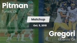 Matchup: Pitman  vs. Gregori  2018