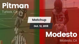 Matchup: Pitman  vs. Modesto  2018