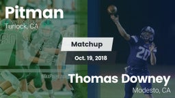 Matchup: Pitman  vs. Thomas Downey  2018