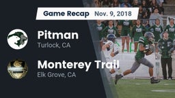 Recap: Pitman  vs. Monterey Trail  2018