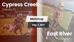 Matchup: Cypress Creek High vs. East River  2017