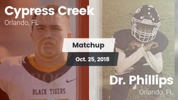 Matchup: Cypress Creek High vs. Dr. Phillips  2018