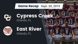 Recap: Cypress Creek  vs. East River  2019