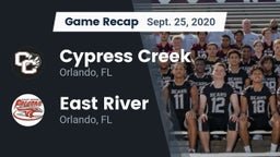 Recap: Cypress Creek  vs. East River  2020