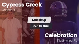 Matchup: Cypress Creek High vs. Celebration  2020