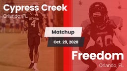 Matchup: Cypress Creek High vs. Freedom  2020