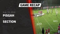 Recap: Pisgah  vs. Section 2016