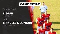 Recap: Pisgah  vs. Brindlee Mountain  2016