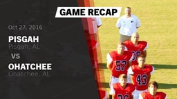 Recap: Pisgah  vs. Ohatchee  2016