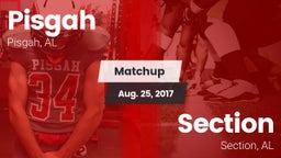 Matchup: Pisgah  vs. Section  2017