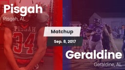 Matchup: Pisgah  vs. Geraldine  2017