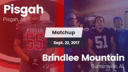 Matchup: Pisgah  vs. Brindlee Mountain  2017