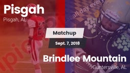 Matchup: Pisgah  vs. Brindlee Mountain  2018