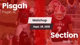 Matchup: Pisgah  vs. Section  2018