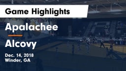 Apalachee  vs Alcovy  Game Highlights - Dec. 14, 2018