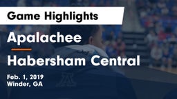Apalachee  vs Habersham Central Game Highlights - Feb. 1, 2019