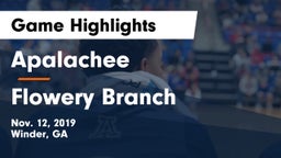 Apalachee  vs Flowery Branch  Game Highlights - Nov. 12, 2019