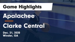 Apalachee  vs Clarke Central  Game Highlights - Dec. 21, 2020