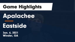 Apalachee  vs Eastside  Game Highlights - Jan. 6, 2021