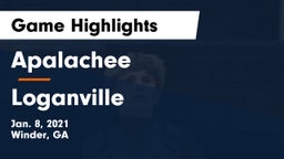 Apalachee  vs Loganville  Game Highlights - Jan. 8, 2021