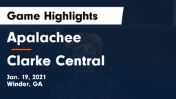 Apalachee  vs Clarke Central  Game Highlights - Jan. 19, 2021