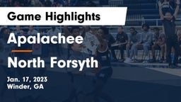 Apalachee  vs North Forsyth  Game Highlights - Jan. 17, 2023