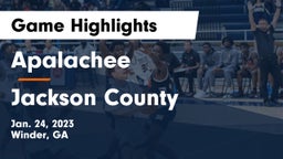 Apalachee  vs Jackson County  Game Highlights - Jan. 24, 2023