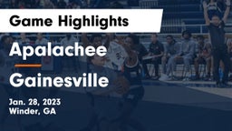 Apalachee  vs Gainesville  Game Highlights - Jan. 28, 2023