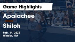 Apalachee  vs Shiloh Game Highlights - Feb. 14, 2023