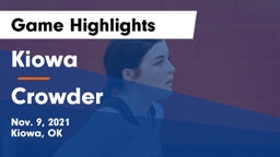 Kiowa  vs Crowder   Game Highlights - Nov. 9, 2021
