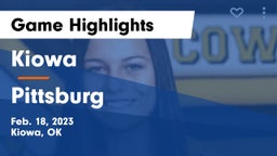 Kiowa  vs Pittsburg Game Highlights - Feb. 18, 2023