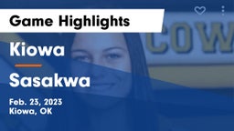 Kiowa  vs Sasakwa Game Highlights - Feb. 23, 2023