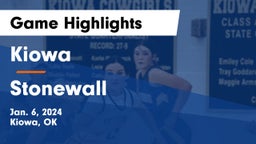 Kiowa  vs Stonewall  Game Highlights - Jan. 6, 2024