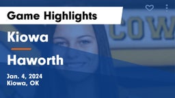 Kiowa  vs Haworth  Game Highlights - Jan. 4, 2024