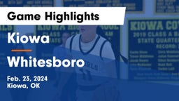 Kiowa  vs Whitesboro Game Highlights - Feb. 23, 2024