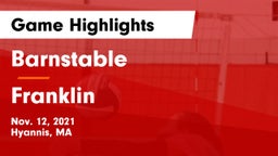 Barnstable  vs Franklin  Game Highlights - Nov. 12, 2021
