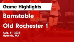 Barnstable  vs Old Rochester 1 Game Highlights - Aug. 31, 2022