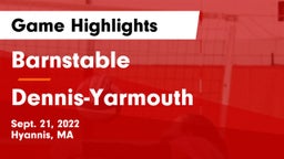 Barnstable  vs Dennis-Yarmouth  Game Highlights - Sept. 21, 2022