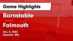 Barnstable  vs Falmouth  Game Highlights - Oct. 5, 2022