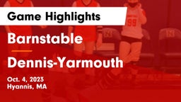 Barnstable  vs Dennis-Yarmouth  Game Highlights - Oct. 4, 2023
