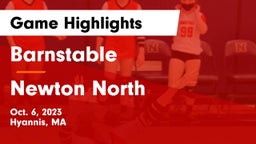 Barnstable  vs Newton North  Game Highlights - Oct. 6, 2023