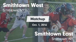 Matchup: Smithtown West High vs. Smithtown East  2016