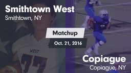 Matchup: Smithtown West High vs. Copiague  2016