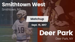 Matchup: Smithtown West High vs. Deer Park  2017