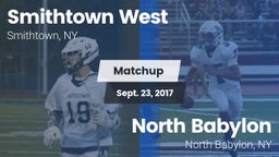 Matchup: Smithtown West High vs. North Babylon  2017