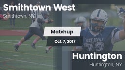 Matchup: Smithtown West High vs. Huntington  2017