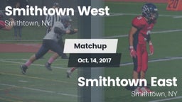 Matchup: Smithtown West High vs. Smithtown East  2017