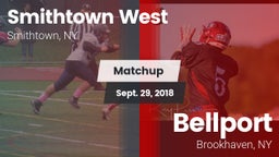 Matchup: Smithtown West High vs. Bellport  2018
